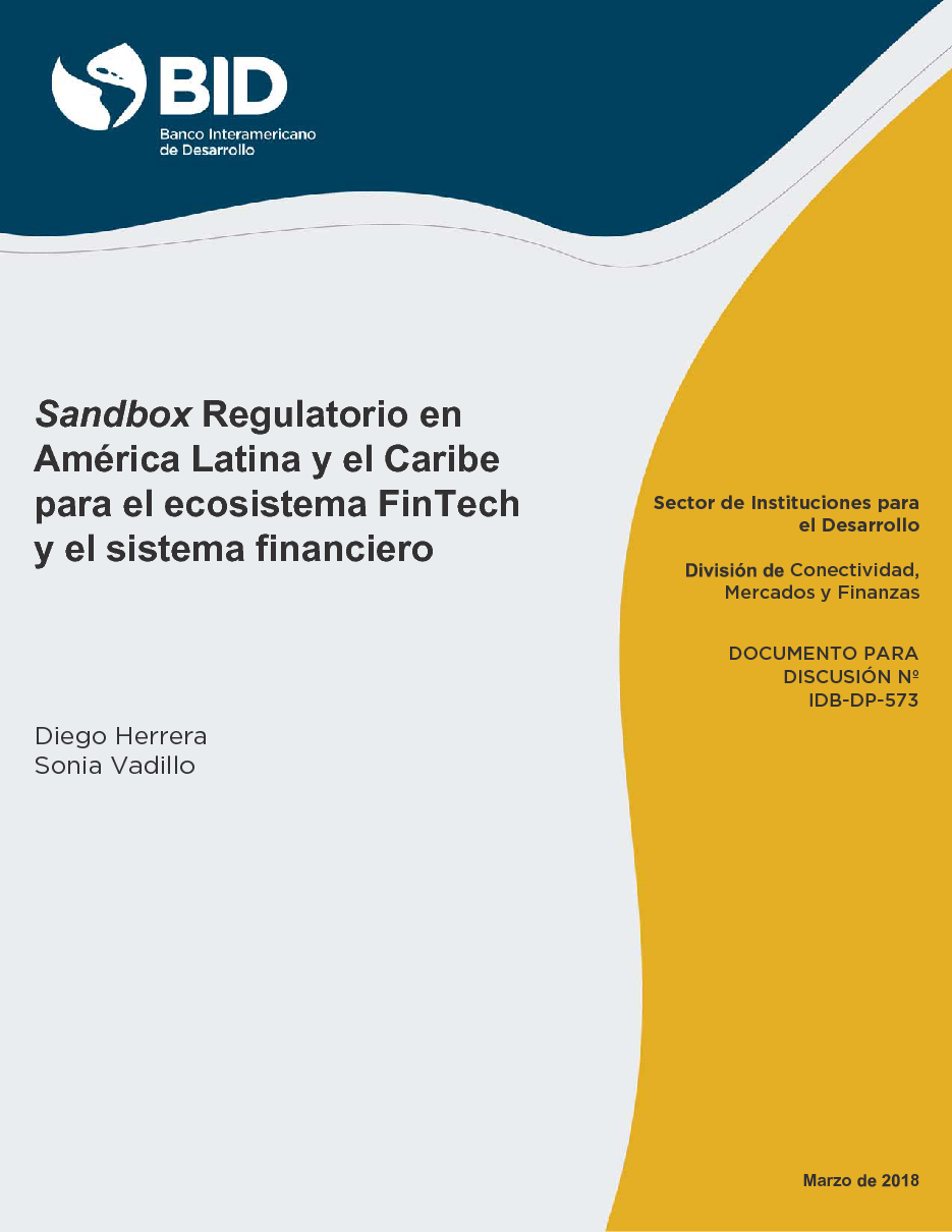 Sandbox regulatorio en América Latina para el ecosistema Fintech y el sistema financiero