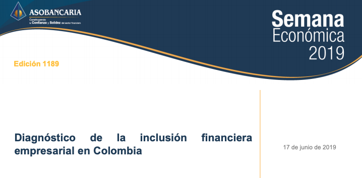 Diagnóstico de la inclusión financiera empresarial en Colombia