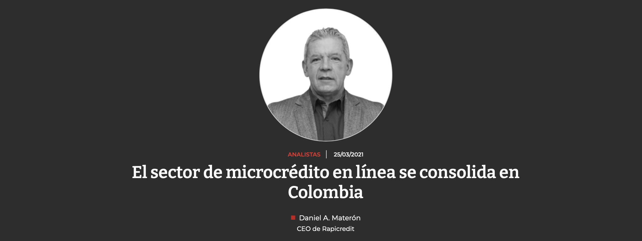 El sector de microcrédito en línea se consolida en Colombia