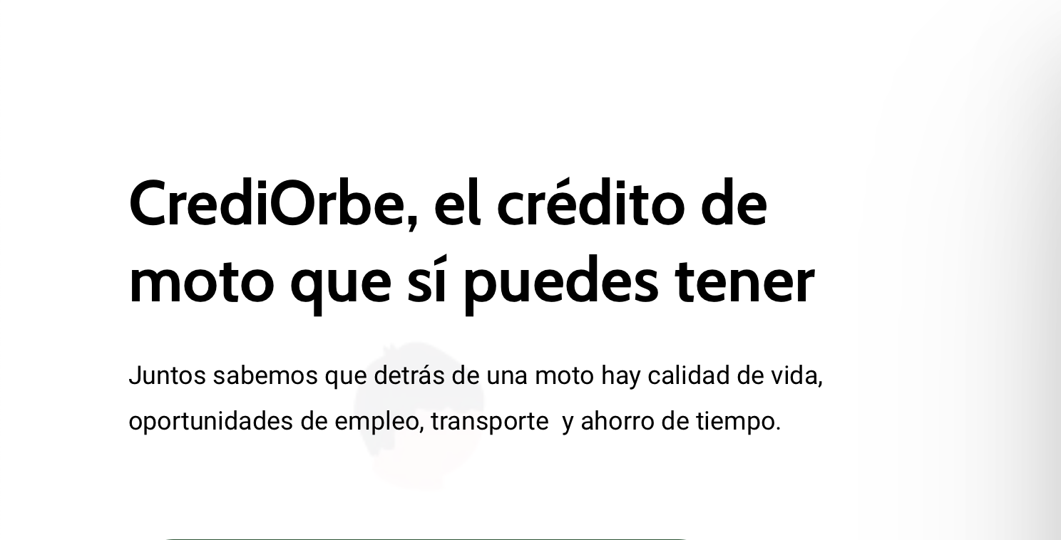 CrediOrbe, financiando sueños para la movilidad de los colombianos