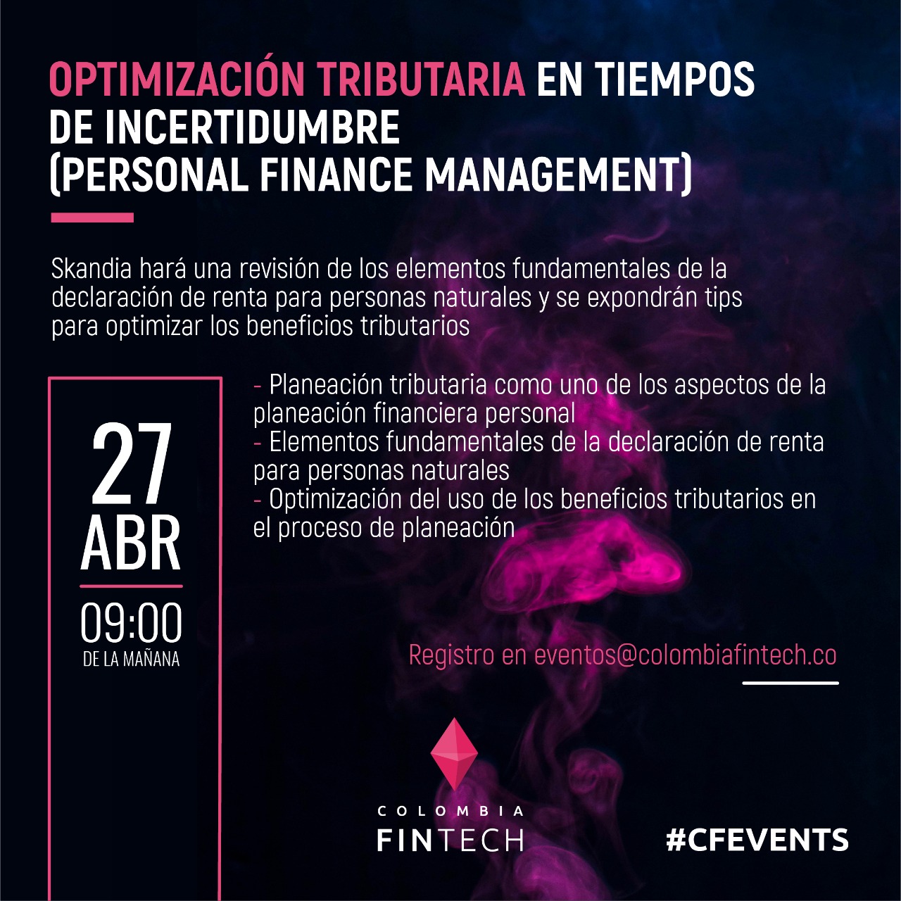 Optimización tributaria en tiempos de Incertidumbre (Personal Finance Management)