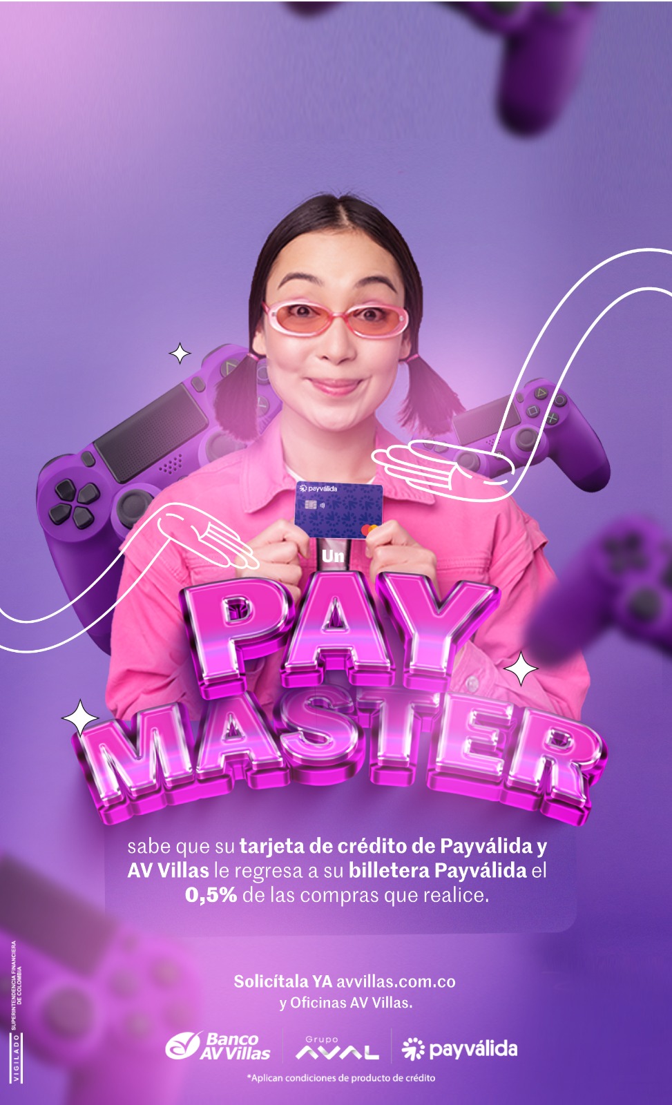 ¡Tenemos Tarjeta de Crédito PAYVÁLIDA AV Villas!