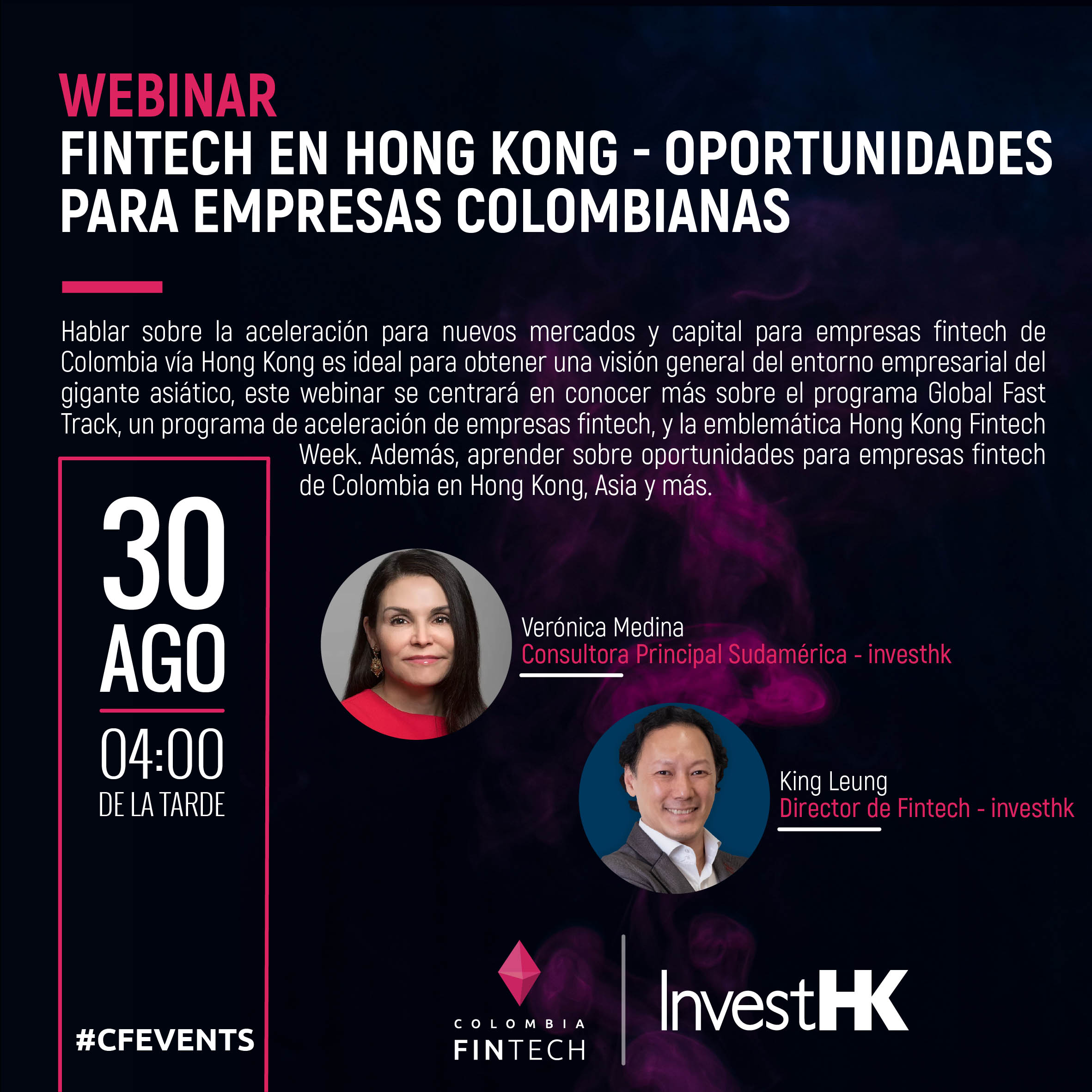 Webinar - Fintech en Hong Kong - Oportunidades para empresas colombianas